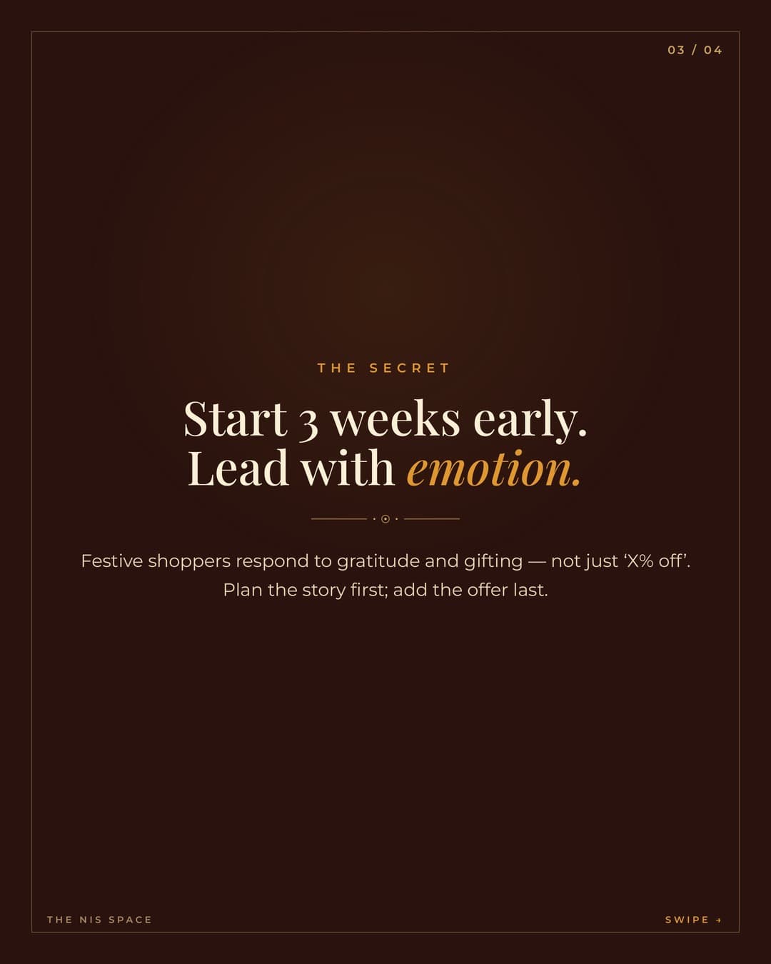 Your festive content calendar (Rakhi → Diwali) — slide 3 of 4